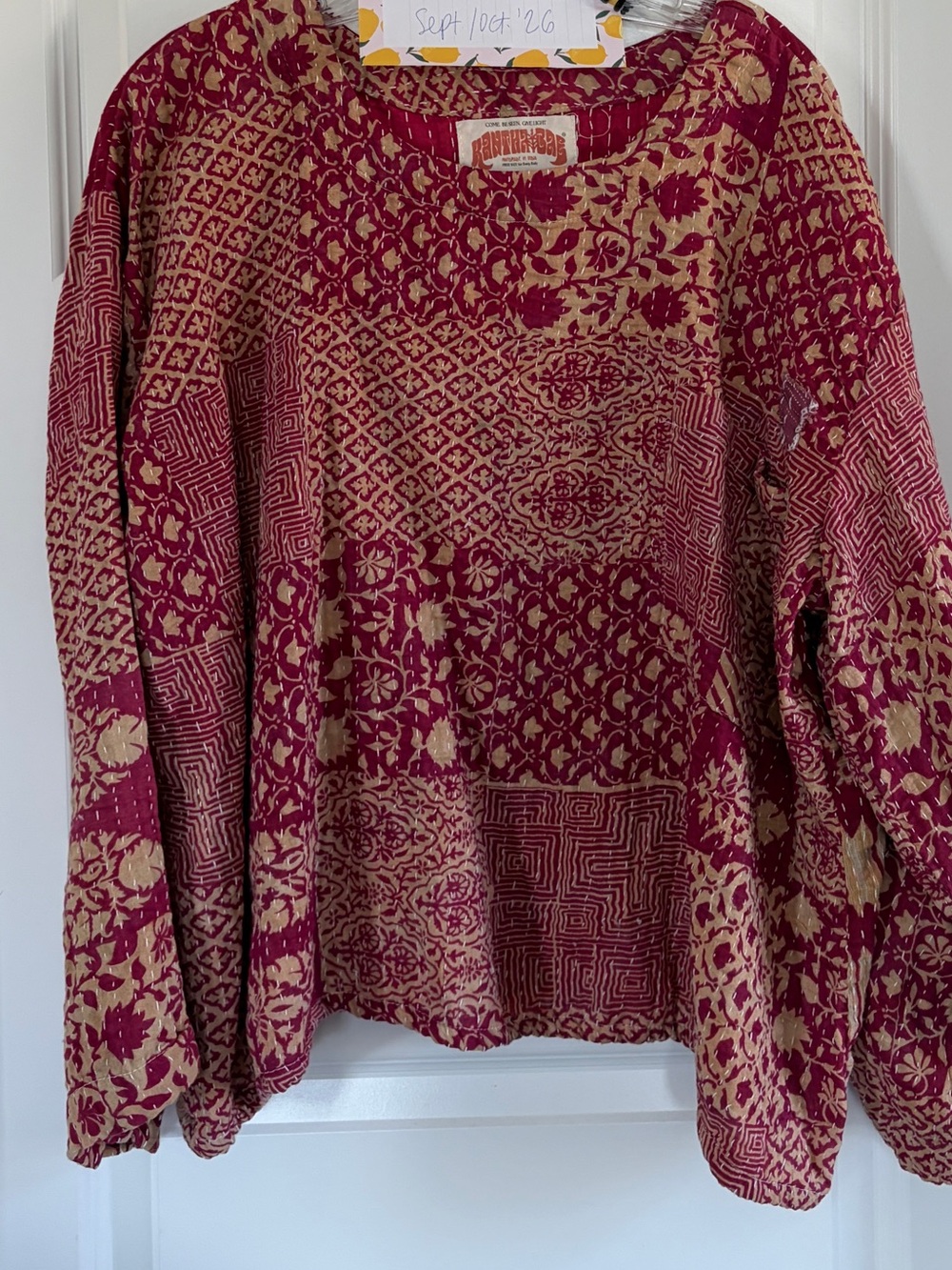 Kantha Bae Wanderer Pocket Top